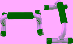 Push Up Handle Bars With Soft Grip