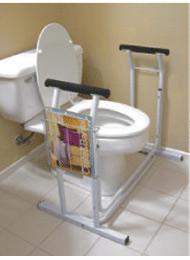 Toilet Seat Safety Support Frame
