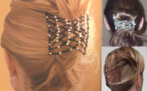 Easy Stretchable Hair Combs - 4pc Set