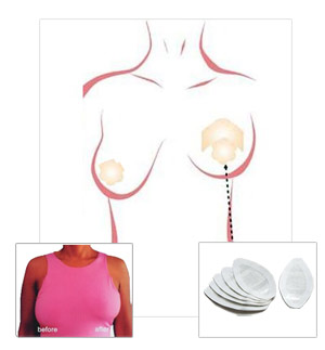 Invisible Cleavage Enhancing Push up Bra - Deluxe Set