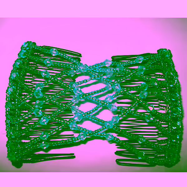 Easy Stretchable Hair Combs - Blue Clip